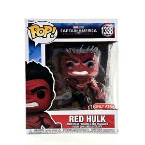 Funko Pop! Marvel Captain America Red Hulk 6 Inch Target Exclusive #1338 Disney